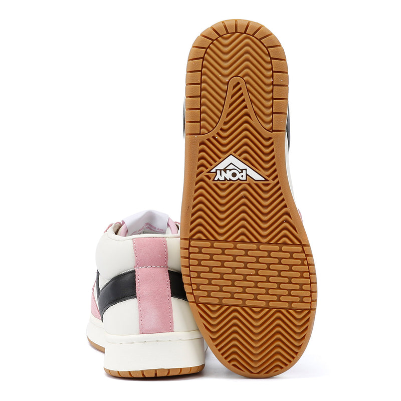 Pony #1 Low White/Pink Trainers