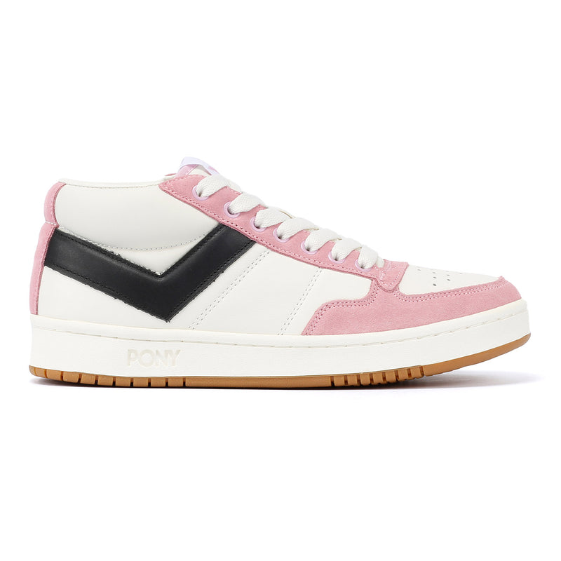 Pony #1 Low White/Pink Trainers