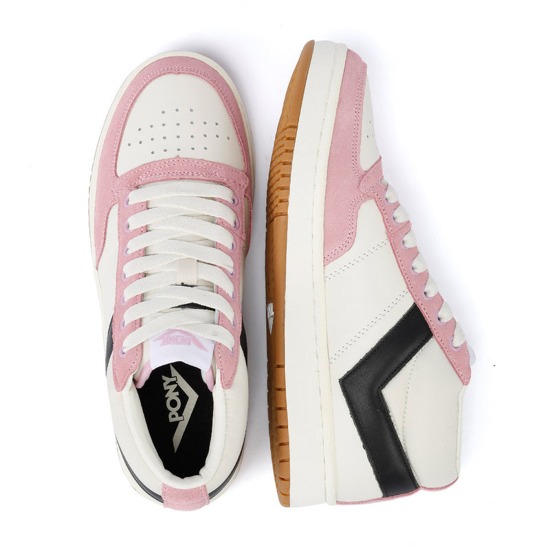 Pony #1 Low White/Pink Trainers