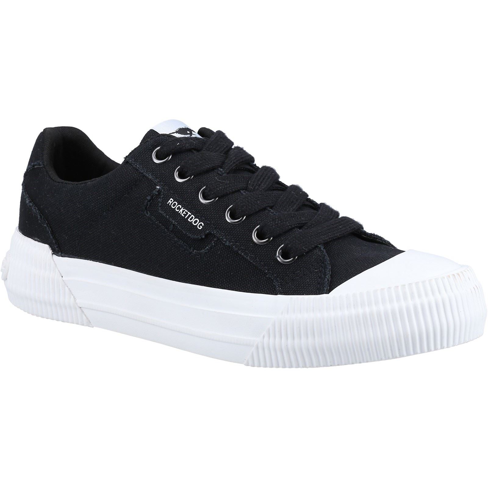 Rocket Dog Cheery 12A Canvas Cotton Women's Black Trainers