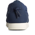 Sperry Moc-Sider Suede Women's Navy Moccasins Shoes