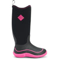 Muck Boots Hale Rubber Black/Pink Wellington Boots