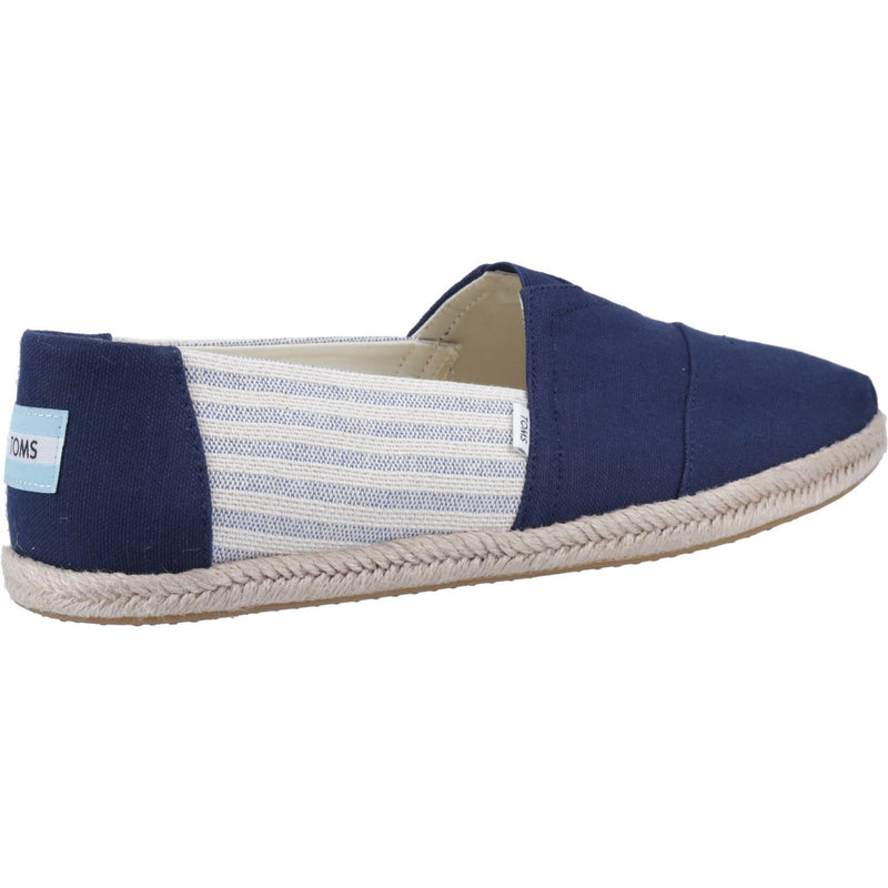 TOMS Alpargata Rope 100% Cotton Men's Navy Espadrilles