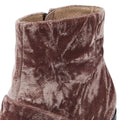 Shoe The Bear Ceci Velvet Deep Blush Women's Brown Boots