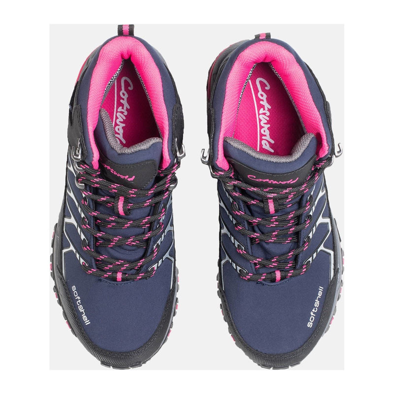 Cotswold Abbeydale Mid Softshell Women's Navy/Black/Fuchsia Hiking Boots