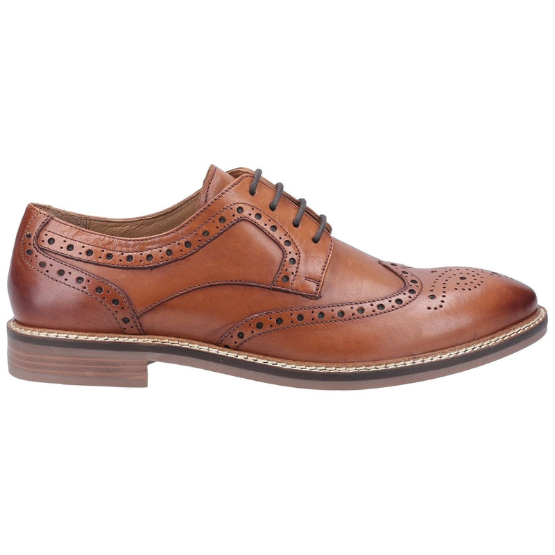 Hush Puppies Bryson Leather Men's Tan Brogues Shoes