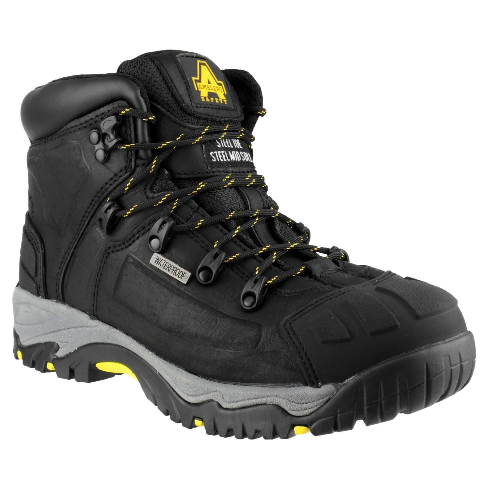 Amblers Safety FS32 Leather Black Safety Boots