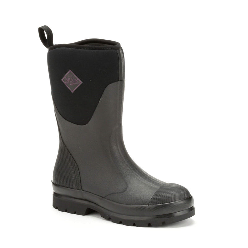 Muck Boots Chore Classic Short Rubber+Neoprene Black Wellington Boots