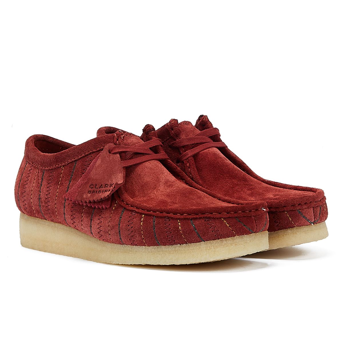 Burgundy shop clarks shoes