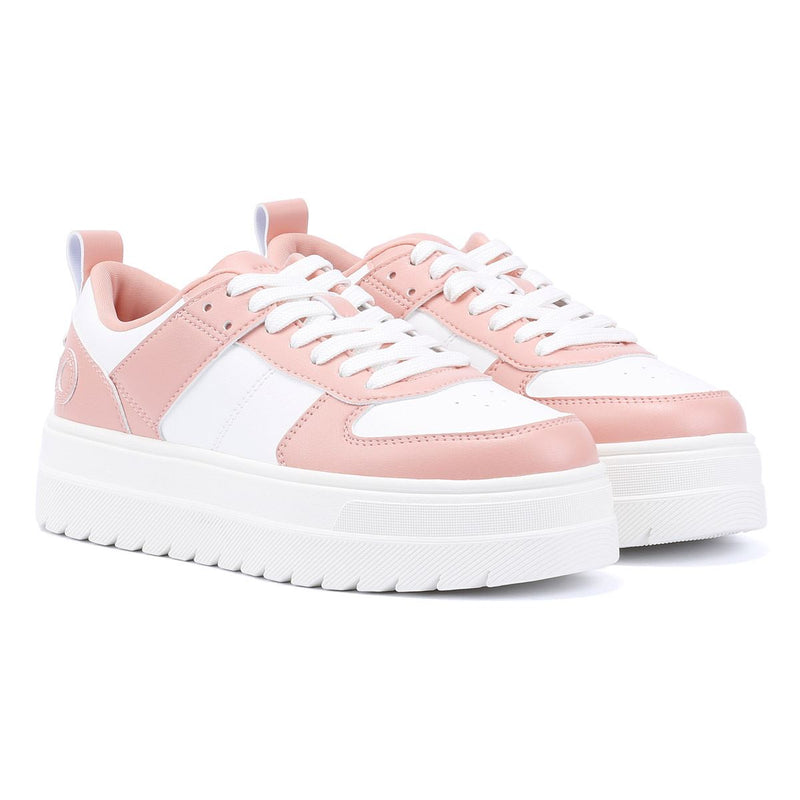 Hugo Lyssa Tennis Women's White/Pink Trainers