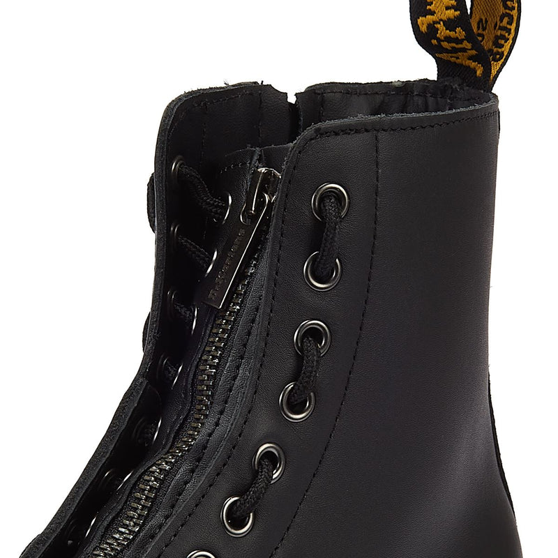 Dr. Martens 1460 Pascal Front Zip Black Boots