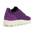 Geox D Spherica A Leather Women's Purple Trainers