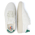 Veja V-90 Leather Women's White/Green Trainers