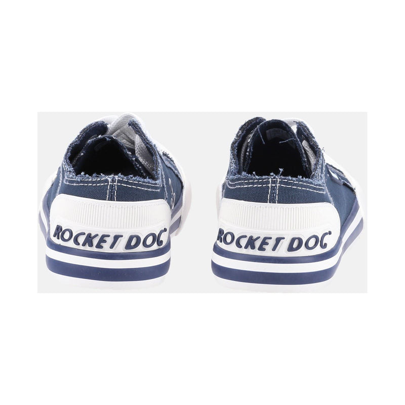 Rocket Dog Jazzin Jersey Women's Navy Trainers