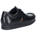 Base London Event Leather Men's Black Lace-Up Shoes