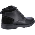 Hush Puppies Dean Leather And Suede Men's Black Boots