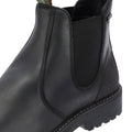 Barbour Patton Leather Men's Black Chelsea Boots