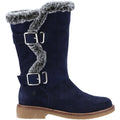 Hush Puppies Megan Suede Women's Navy Boots