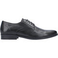 Hush Puppies Oscar Clean Toe Leather Men's Black Lace-Up Shoes