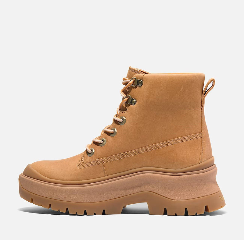 Timberland Roxie Lane Mid Lace Leather Women's Wheat Boots