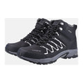 Cotswold Abbeydale Mid Softshell & PU Men's Black/Grey Hiking Boots