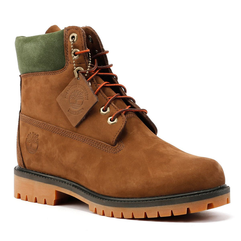 Timberland Premium 6 Inch Nubuck Men's Brown Boots