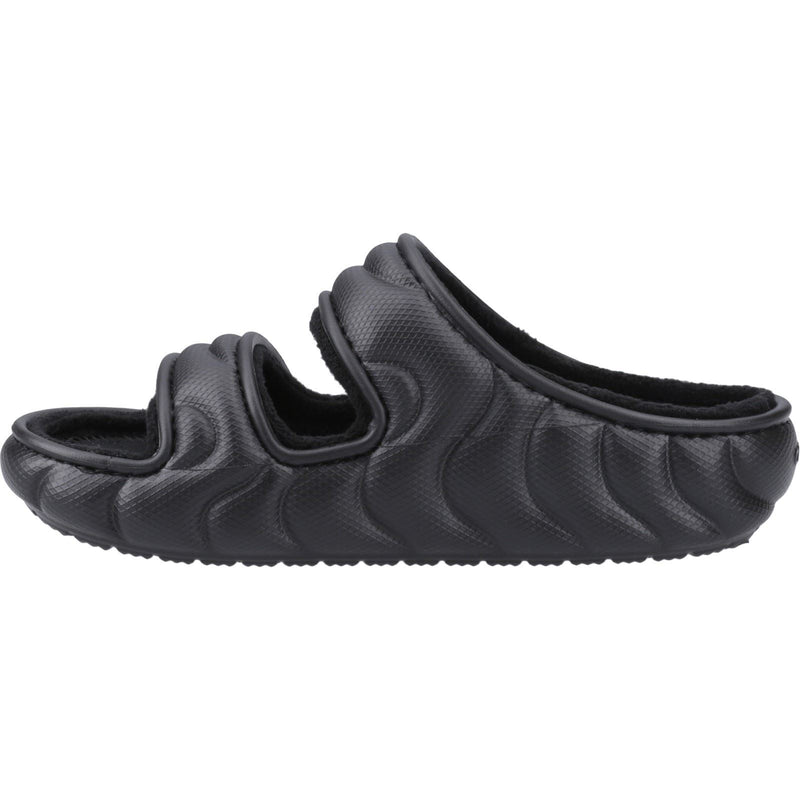 Crocs Classic Cozzzy Overpuff Thermoplastic Women's Black Sandals