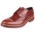 Base London Woburn Leather Men's Tan Brogues Shoes