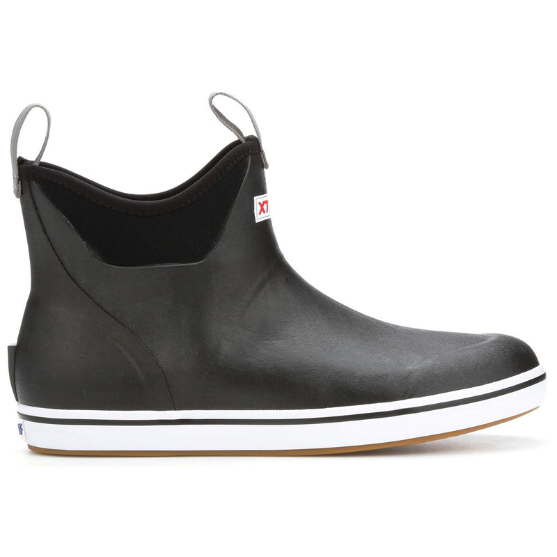 Xtratuf Ankle Deck Rubber Black Wellington Boots