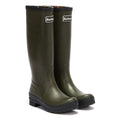 Barbour Abbey Womens Olive Green Wellies