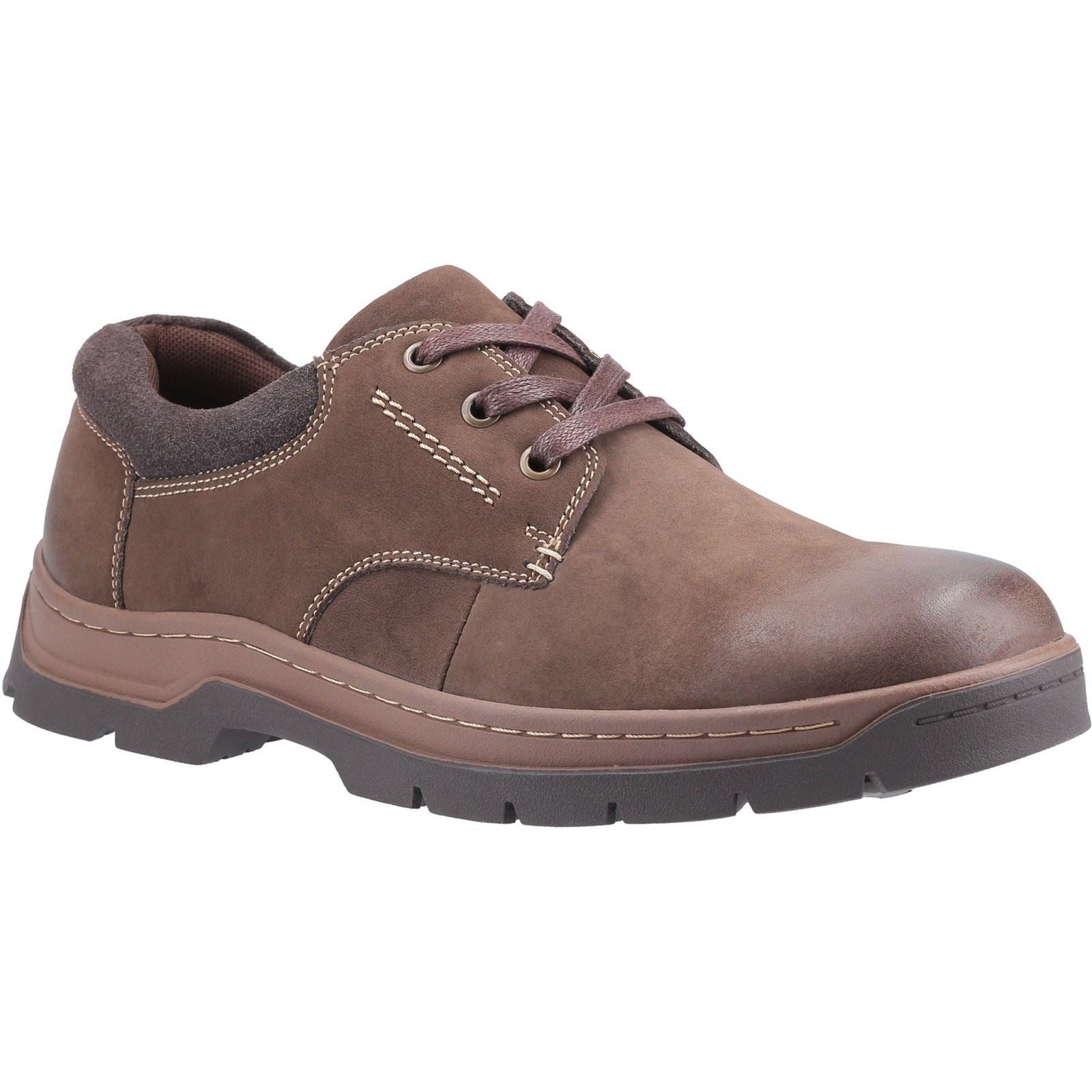 Cotswold Thickwood Nubuck Men's Brown Lace-Up Shoes