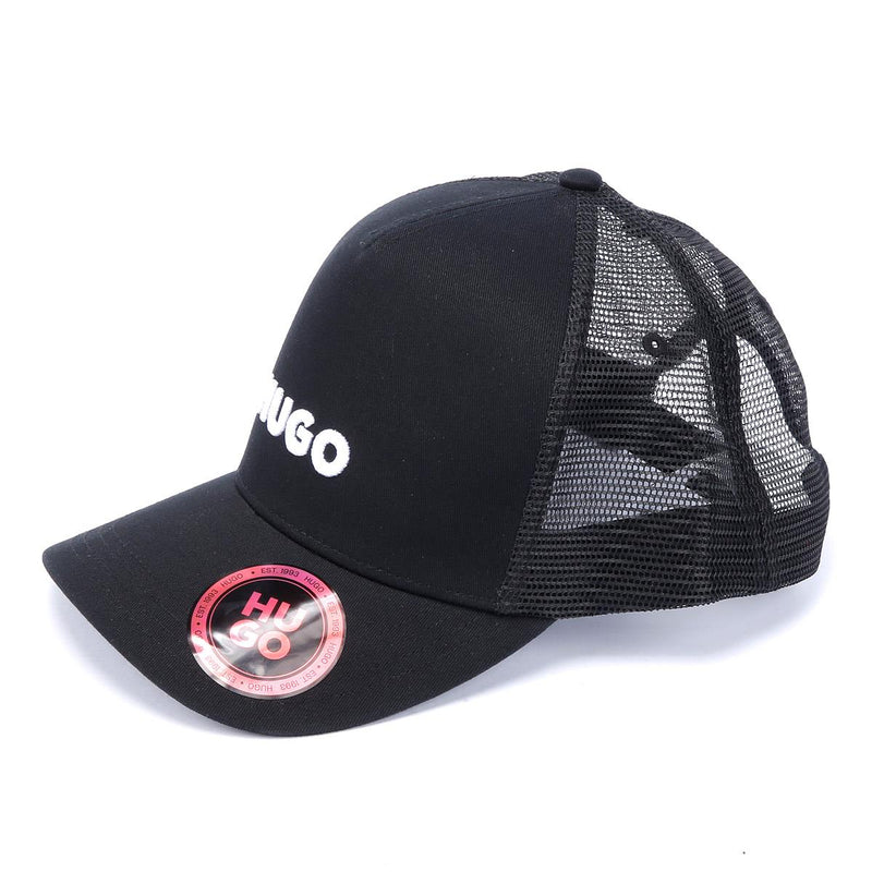 Hugo Marsel Trucker Cotton Men's Black Caps