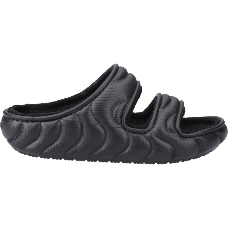 Crocs Classic Cozzzy Overpuff Thermoplastic Women's Black Sandals