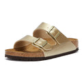 Birkenstock Arizona Birko Flor Womens Gold Sandals