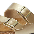 Birkenstock Arizona Birko Flor Womens Gold Sandals