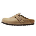 Birkenstock Boston Waxy Tobacco Brown Clogs