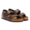 Birkenstock Milano Birko Flor Dark Brown Sandals