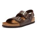 Birkenstock Milano Birko Flor Dark Brown Sandals