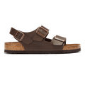 Birkenstock Milano Birko Flor Dark Brown Sandals