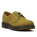 Dr. Martens Tumbled Nubuck Olive Lace-Up Shoes