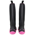 Muck Boots Hale Rubber Black/Pink Wellington Boots