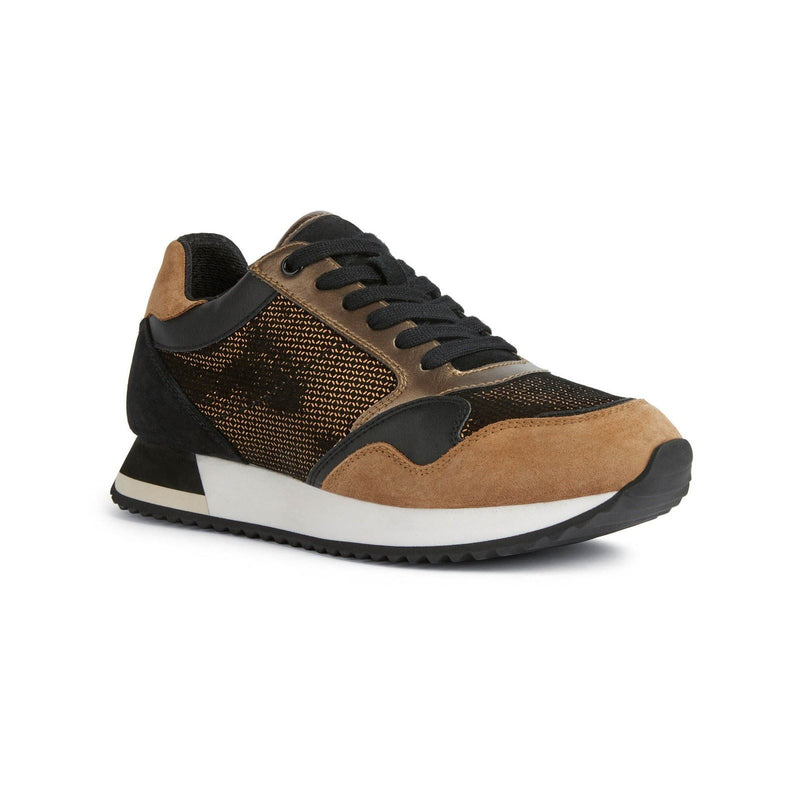 Geox Doralea Leather Women's Bronze/Toffee Trainers