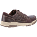 Hush Puppies Finley Leather Men's Coffee Lace-Up Shoes