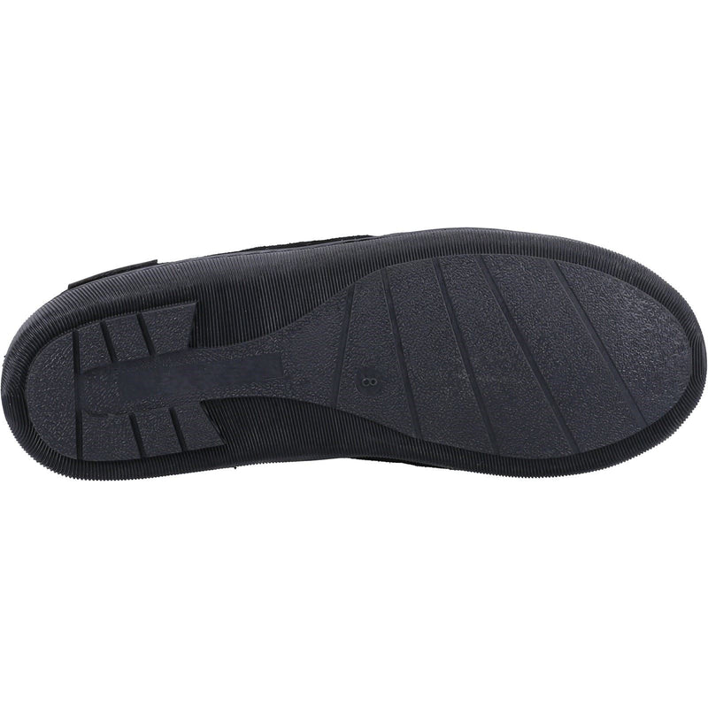 Hush Puppies Ashton Suede Men's Black Slippers