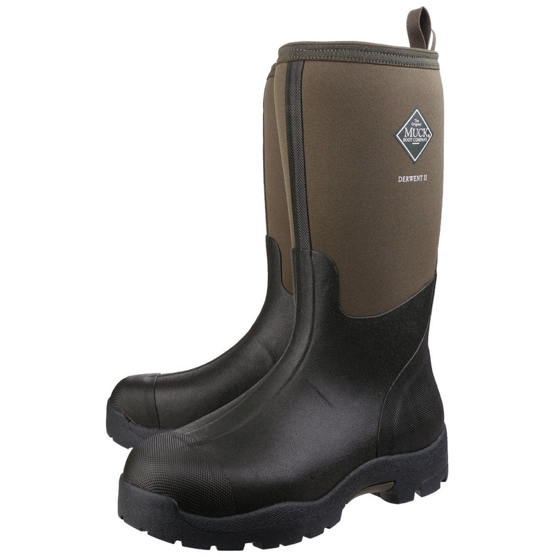 Muck Boots Derwent II Rubber Moss Wellington Boots