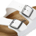 Birkenstock Arizona Birko-Flor Mens White Sandals