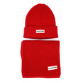 Hunter Jura Beanie Hat/Scarf Boxset Acrylic Red