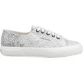 Superga 2730 Micro Faux Snake Faux Leather Women's White Avorio/Black Snake Trainers