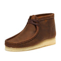 Clarks Originals Wallabee Leather Mens Beeswax Brown Boots