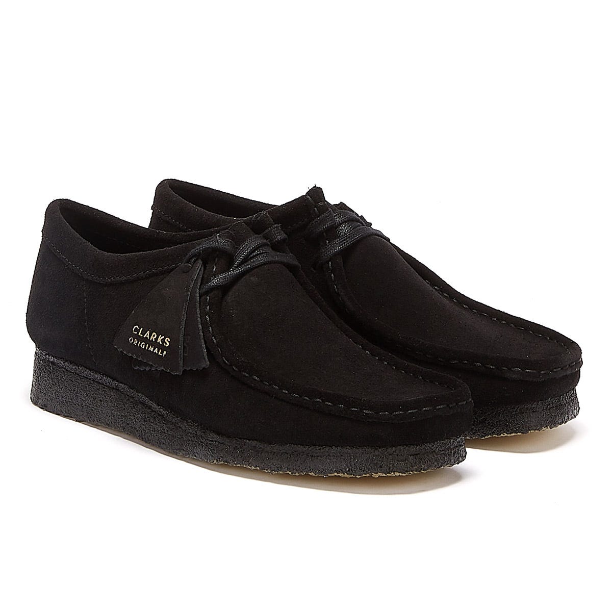 Clarks Originals Wallabee Mens Black Shoes